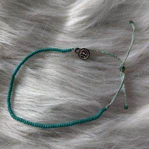 Pura Vida Teal Beaded Bracelet